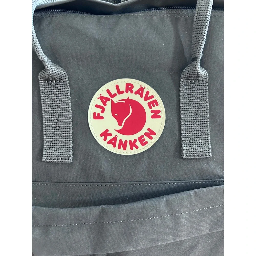 NEW Fjallraven Kanken Backpack Super Grey YouTube Logo Special Edition Bag